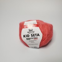 Пряжа Итальянская Mondial art. KidSeta 30% Шелк, 70% Кидмохер. вес 25 гр